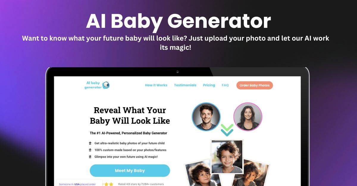 AI Baby Generator Landing Page