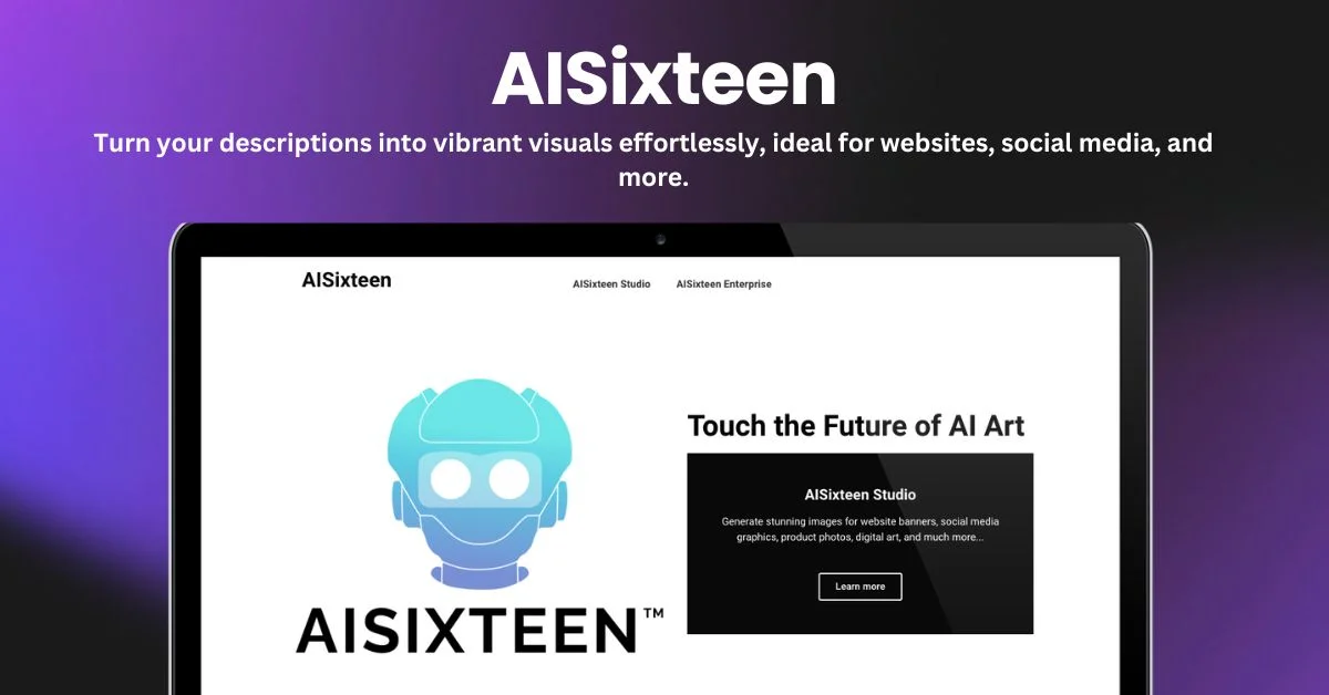 AISixteen landing page