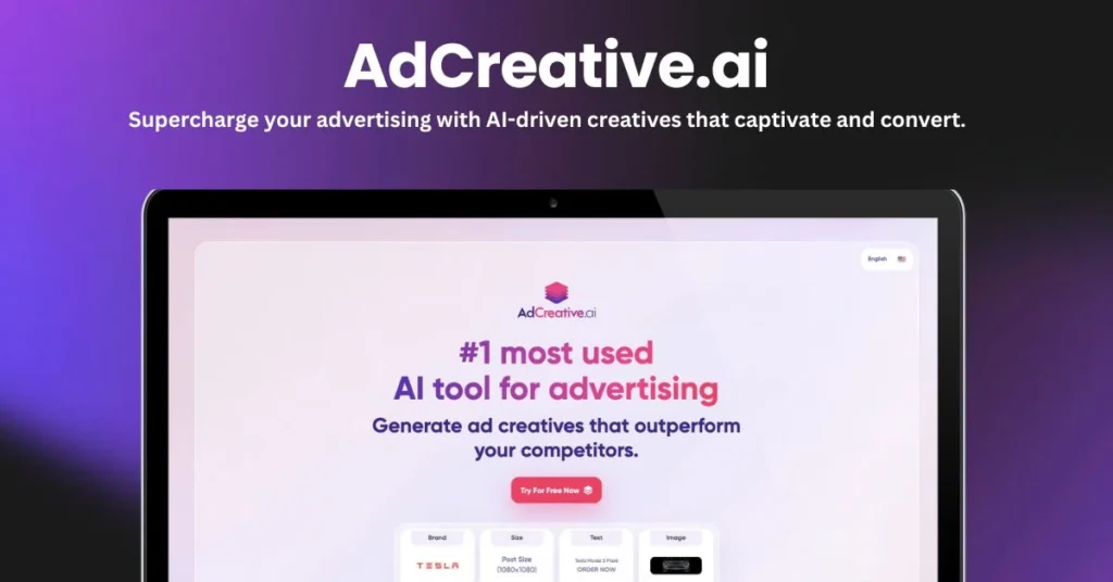 AdCreative.ai landing page