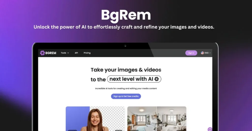 BgRem landing page