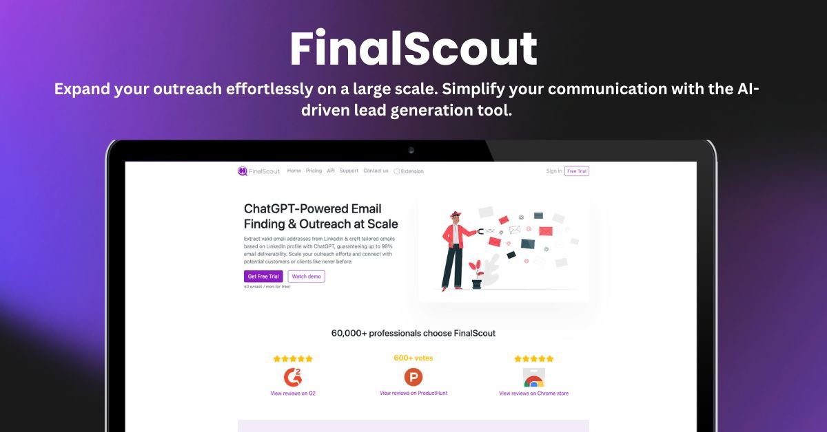 FinalScout Landing Page