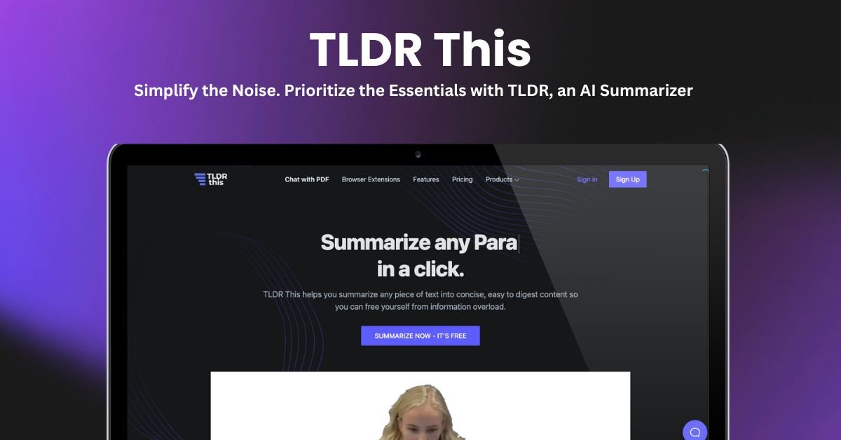 TDLR This Landing Page