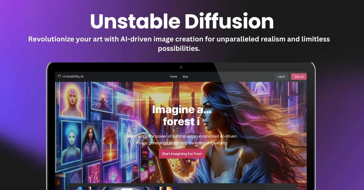 Unstable Diffusion landing page