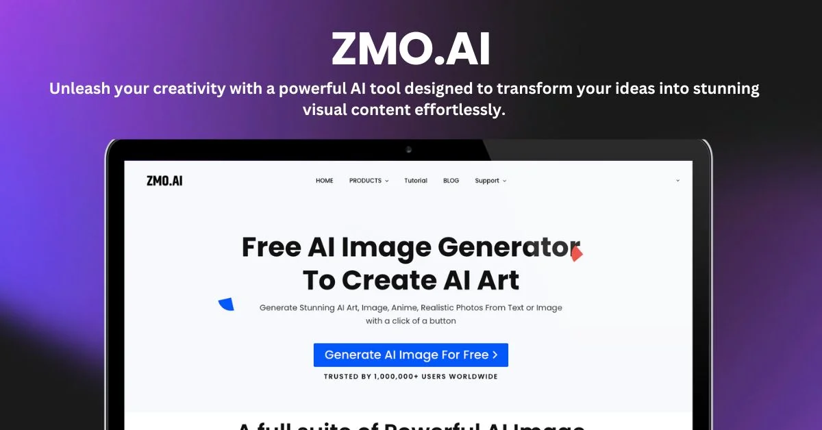 ZMO.AI landing page