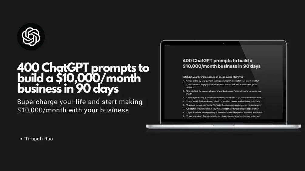 400 ChatGPT prompts