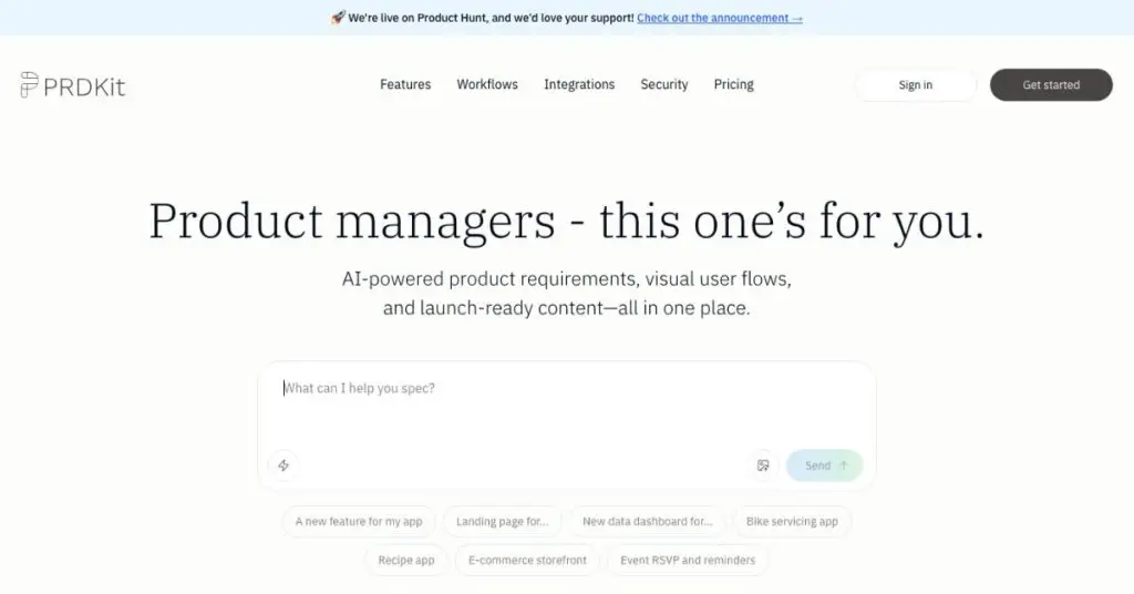 PRDKit webpage