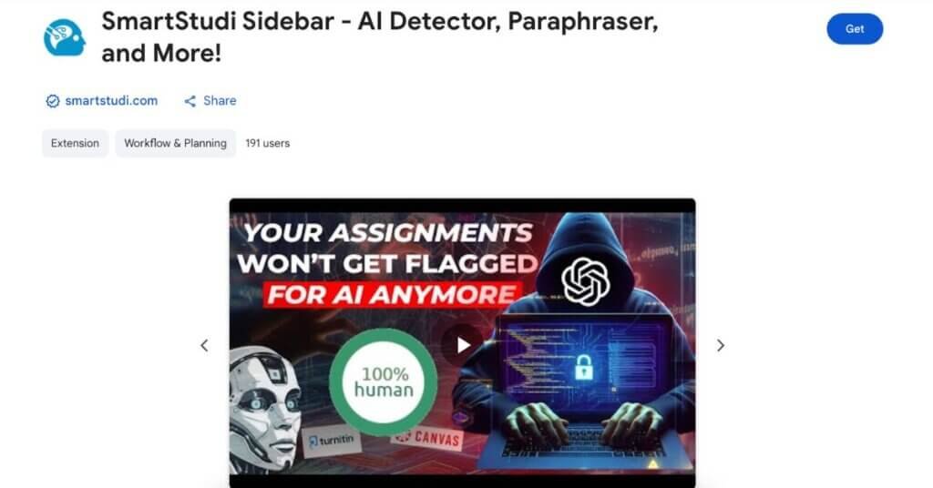 SmartStudi webpage
