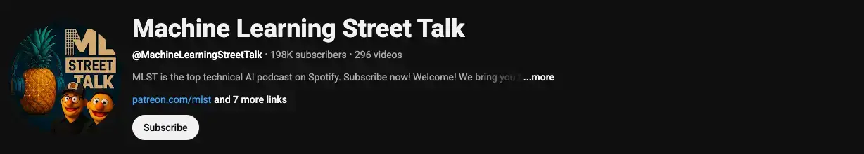 Machine Learning Street Talk