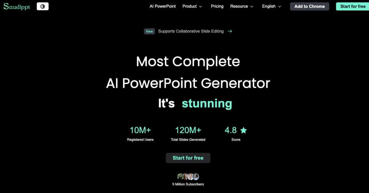 smallppt webpage