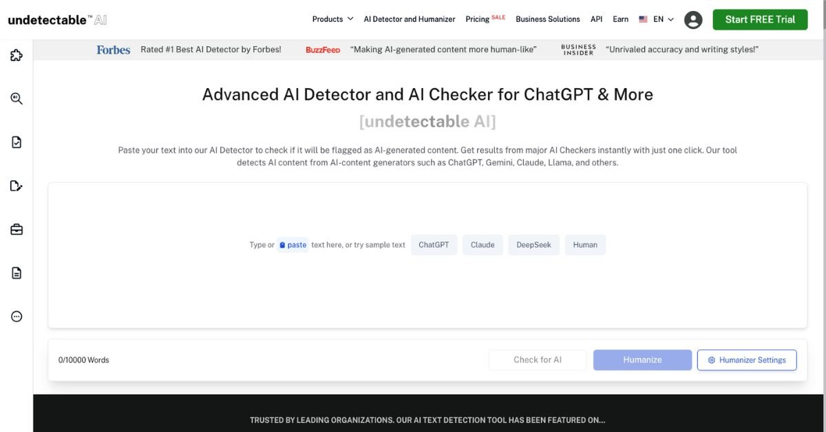 Undetectable webpage