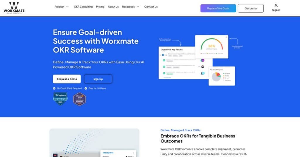 Worxmate.ai webpage