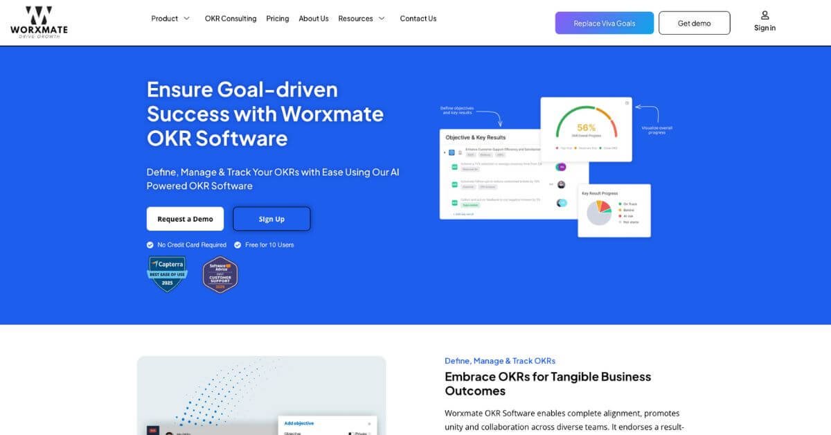 Worxmate.ai webpage
