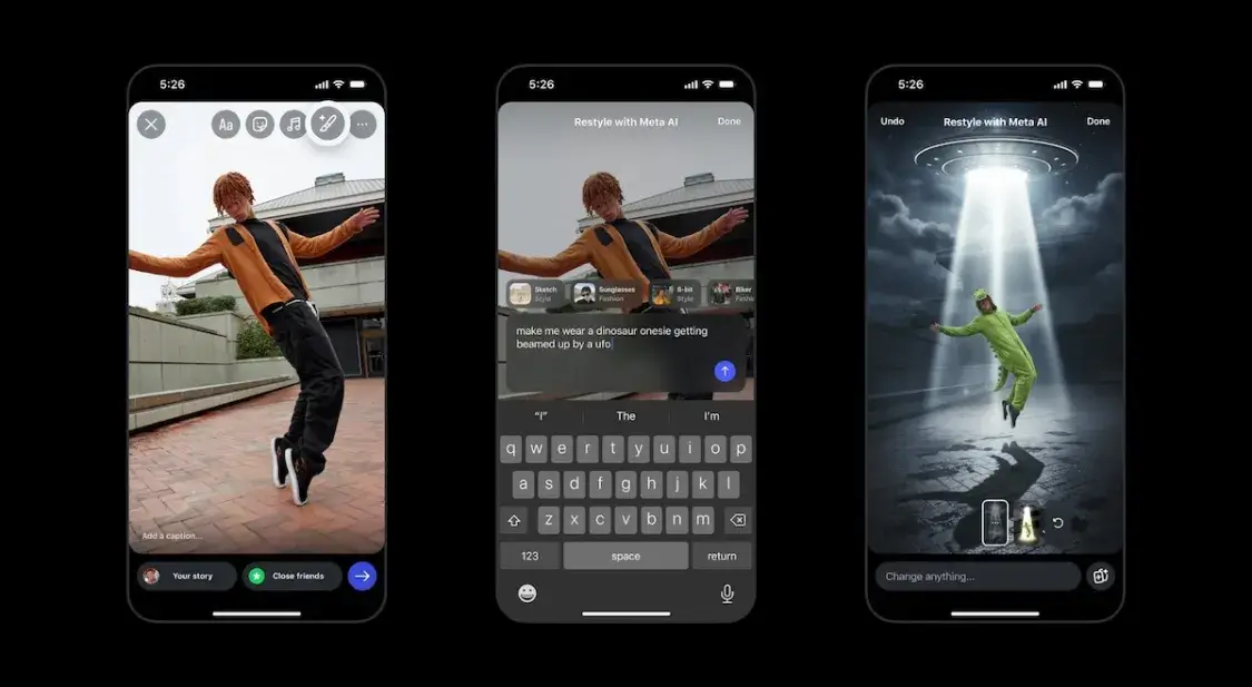 Meta AI Instagram Stories