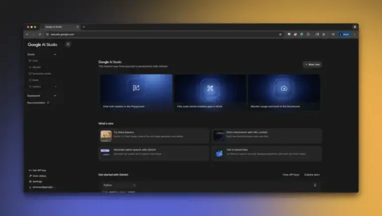 Google AI Studio vibe coding