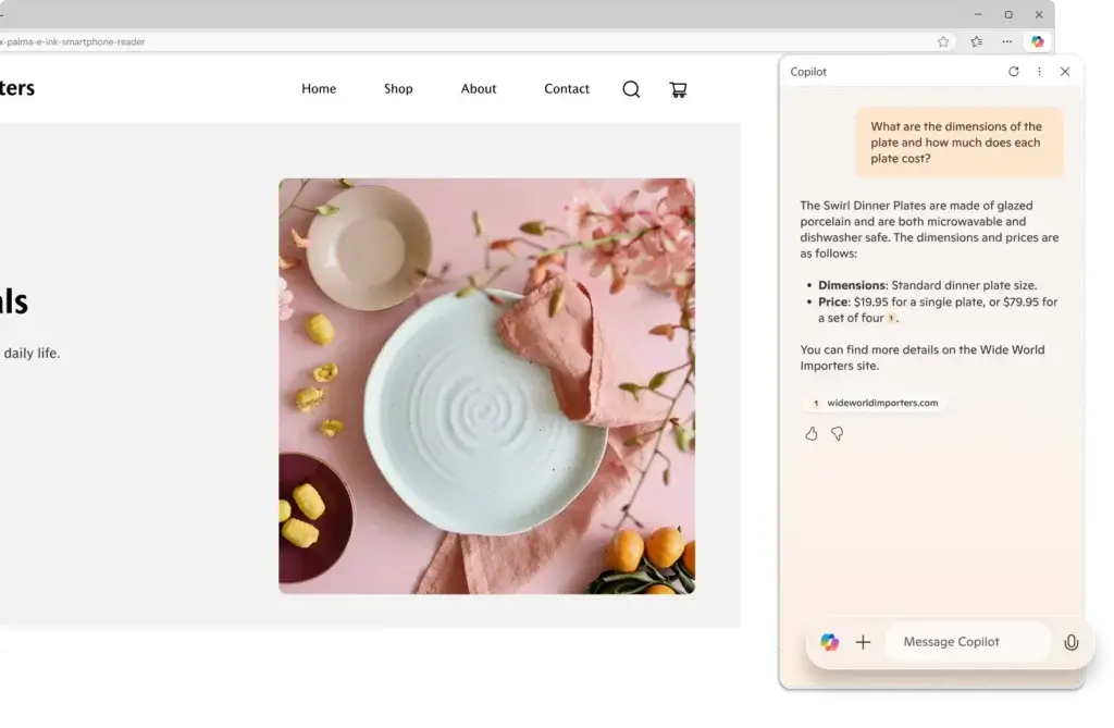 Microsoft Edge Copilot Mode AI