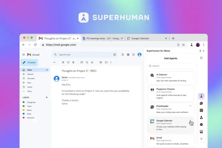 Grammarly rebrands to Superhuman