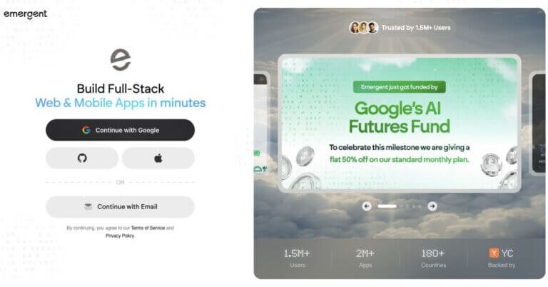 Emergent – AI Tool for Building Full-Stack Apps | itirupati.com