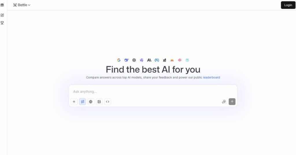 LMArena.ai webpage
