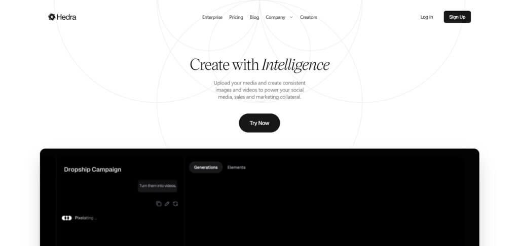 Hedra Webpage
