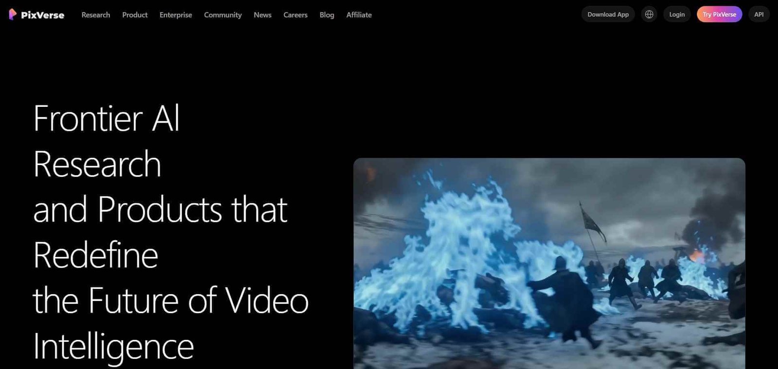 PixVerse Webpage