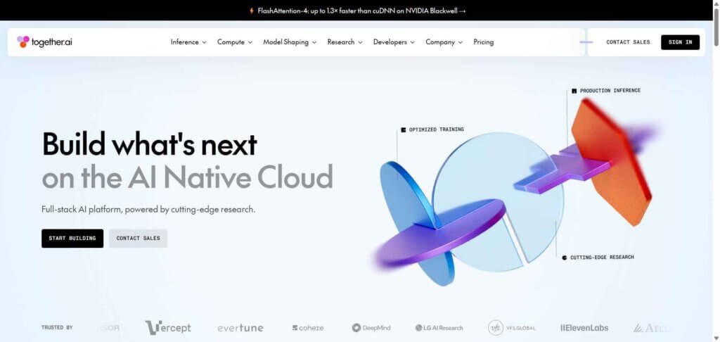 Together AI Webpage