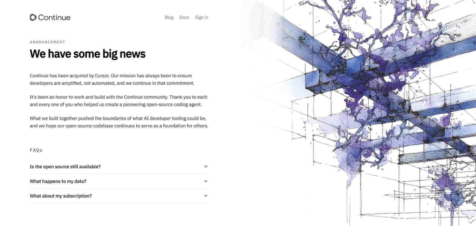 Continue Webpage