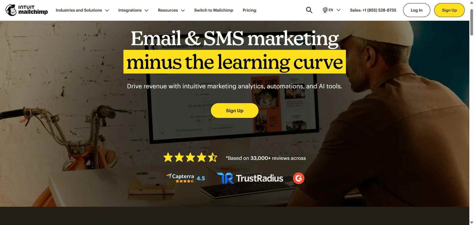 Mailchimp Webpage