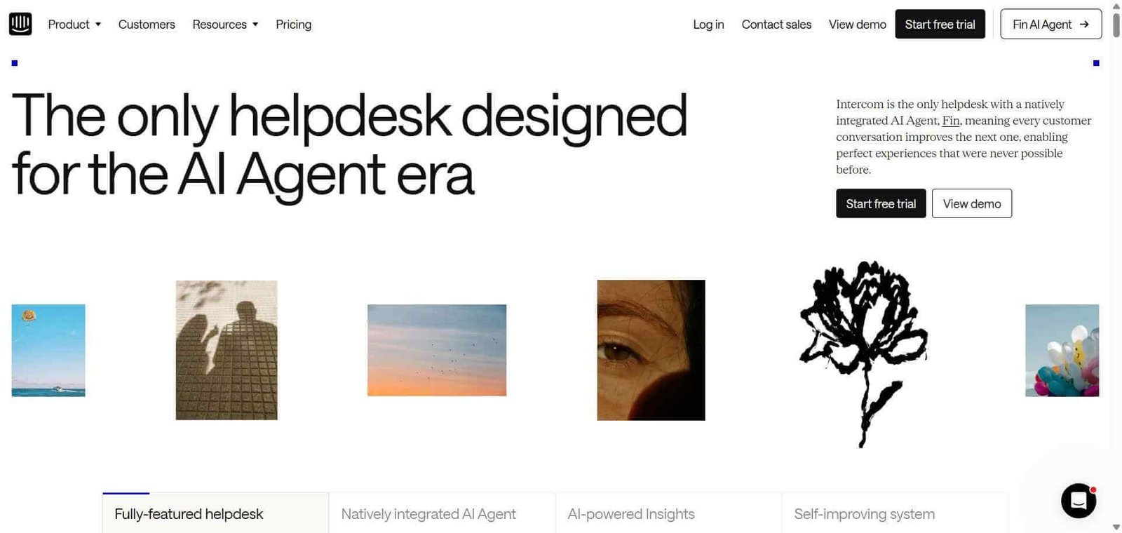 Intercom AI Webpage