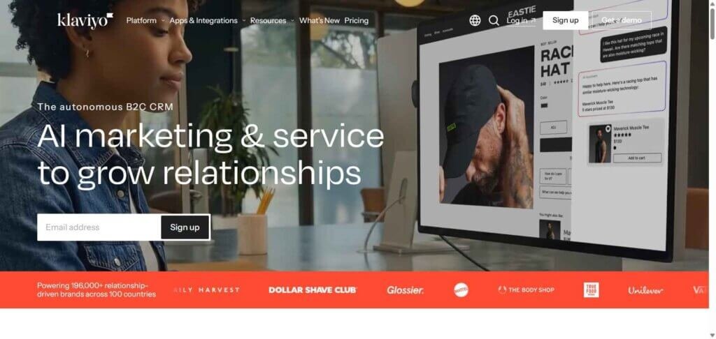 Klaviyo Webpage