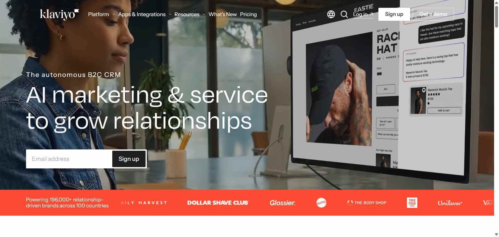Klaviyo Webpage
