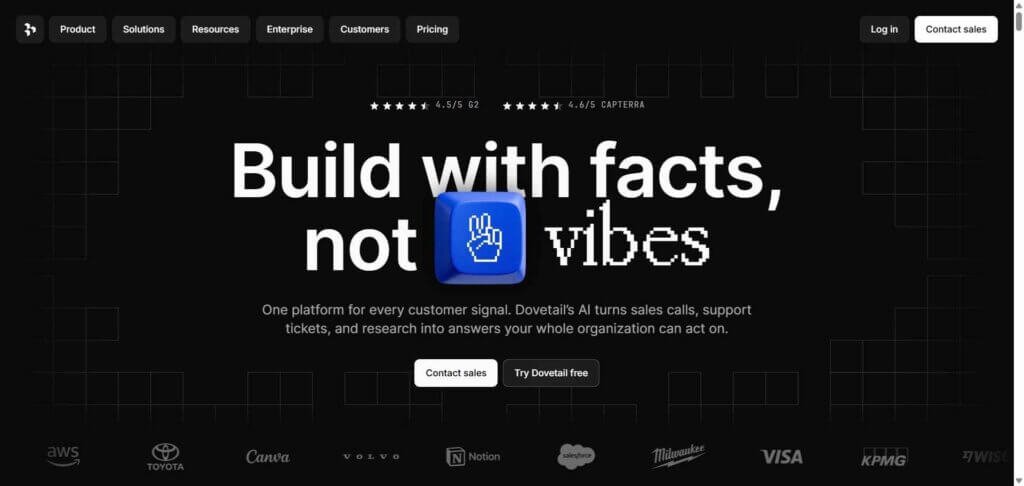 Dovetail Webpage