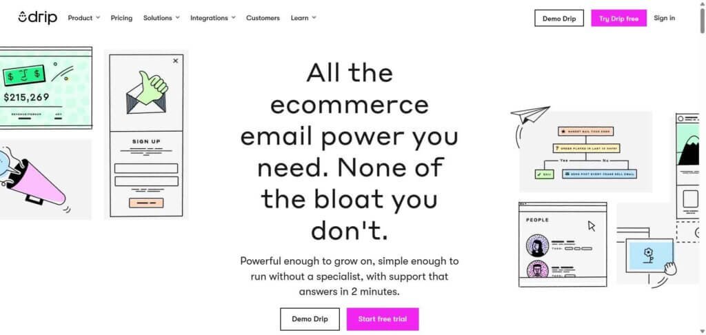 Drip Webpage