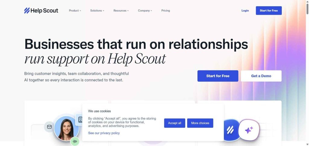 Help Scout Webpage