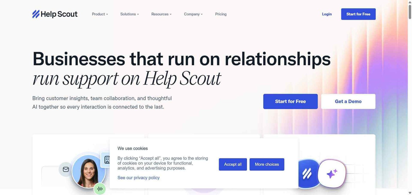Help Scout Webpage