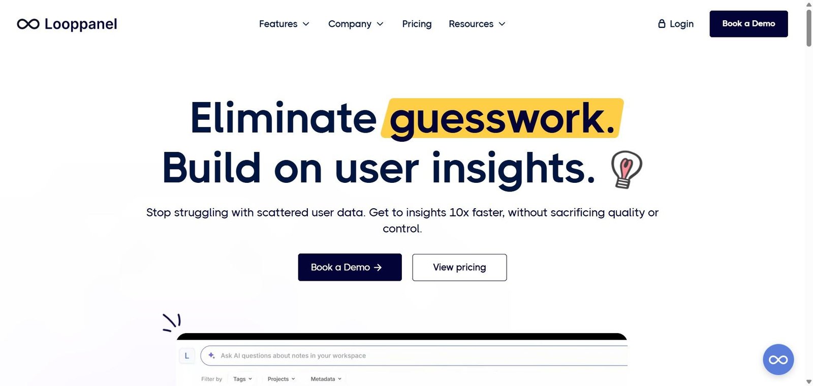 Looppanel Webpage