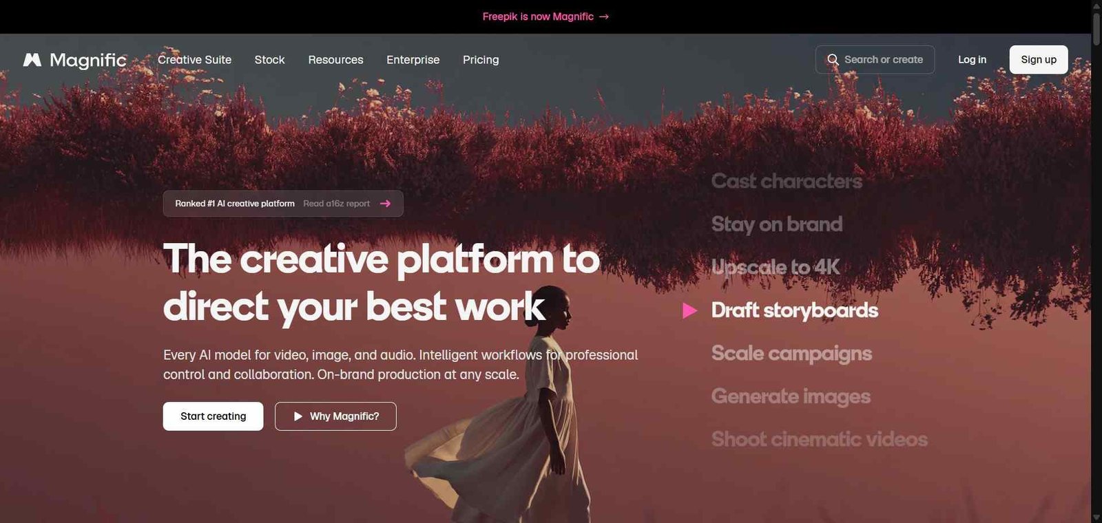 Magnific Webpage
