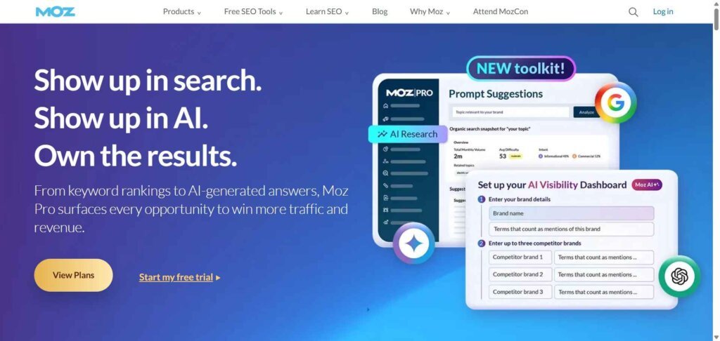 Moz Webpage