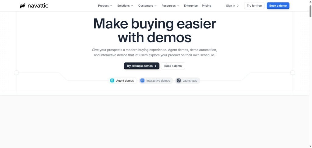 Navattic Webpage