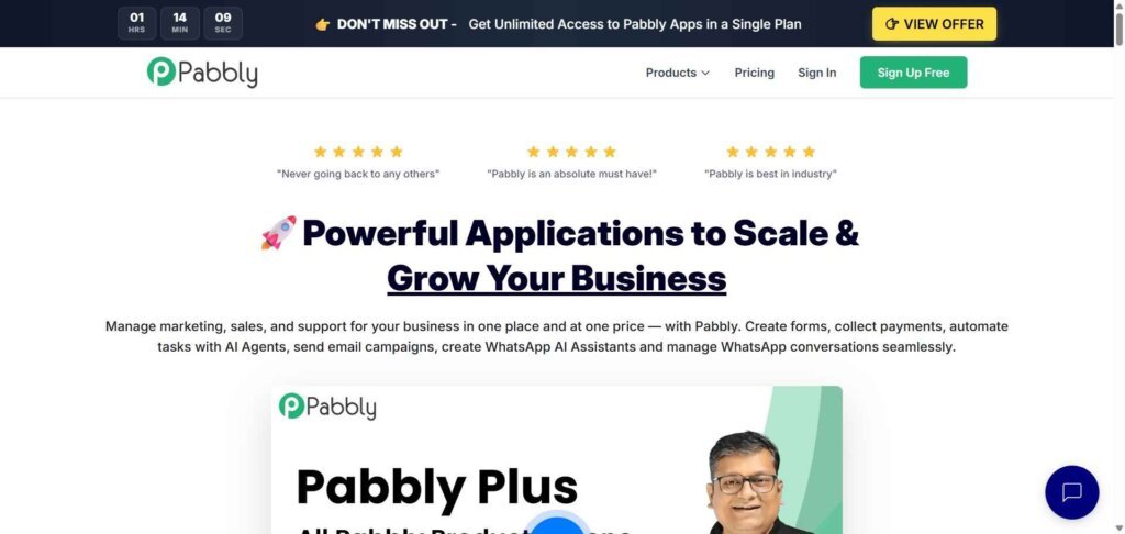 Pabbly Webpage
