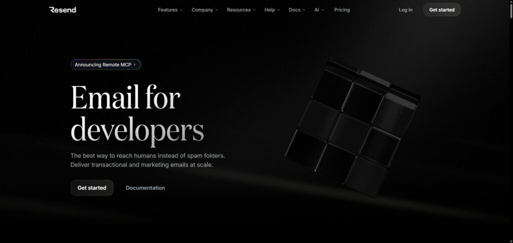 Resend Webpage