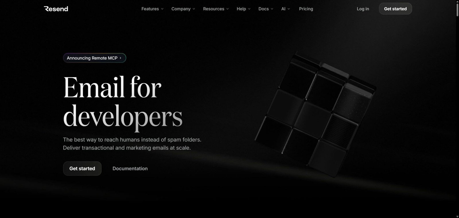 Resend Webpage