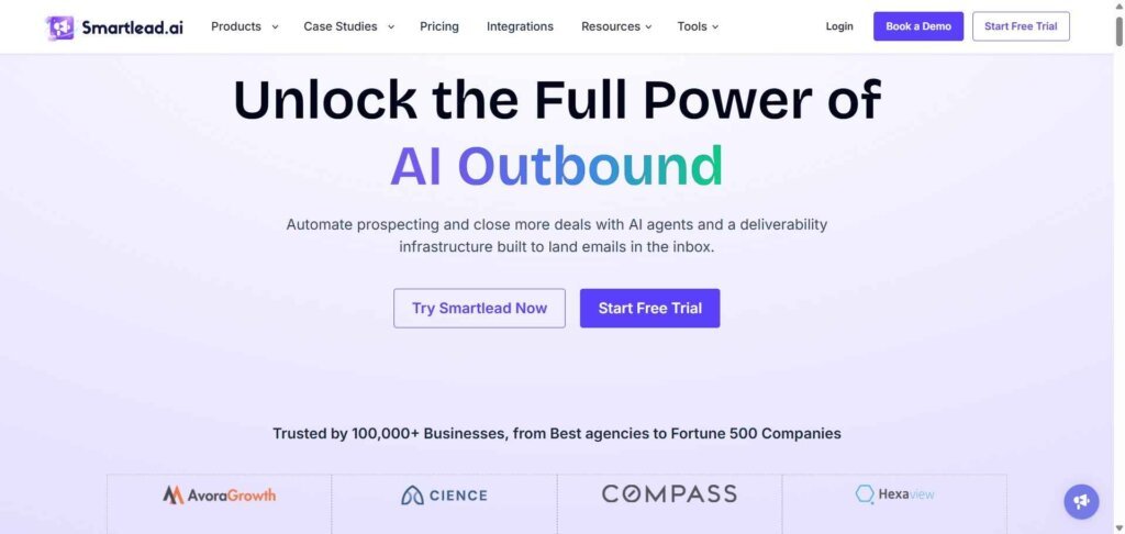 Smartlead Webpage