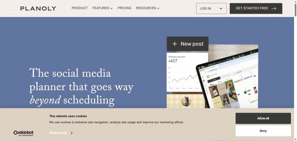 Planoly Webpage
