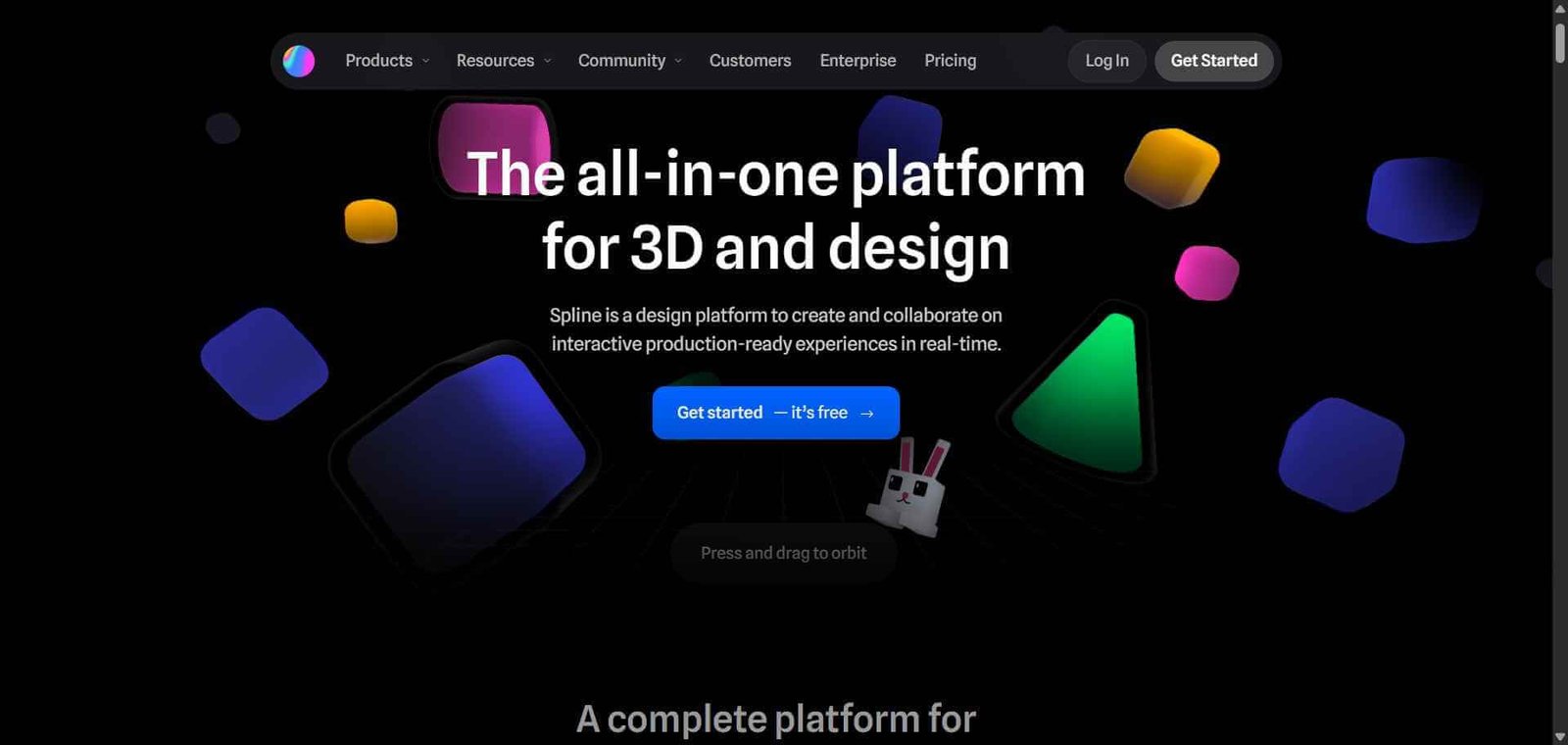 Spline Webpage