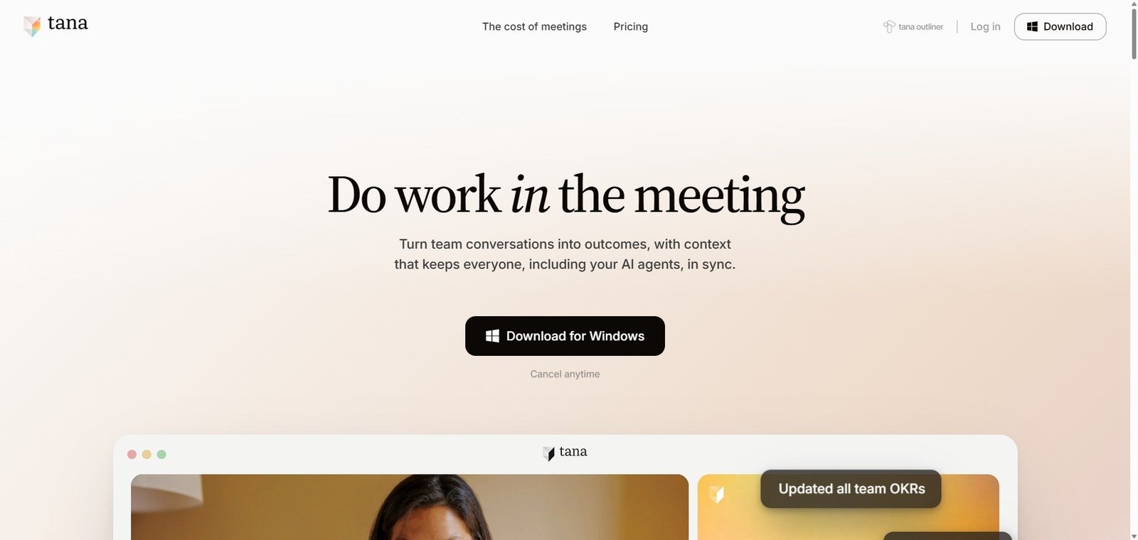 Tana Webpage