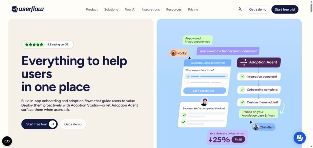 Userflow Webpage