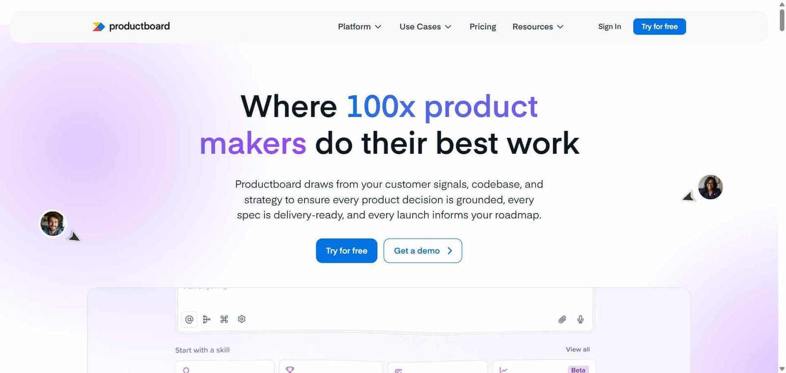 Productboard Webpage