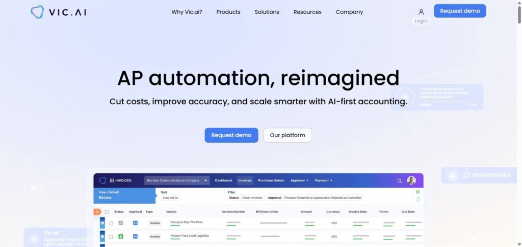 Vic.ai Webpage