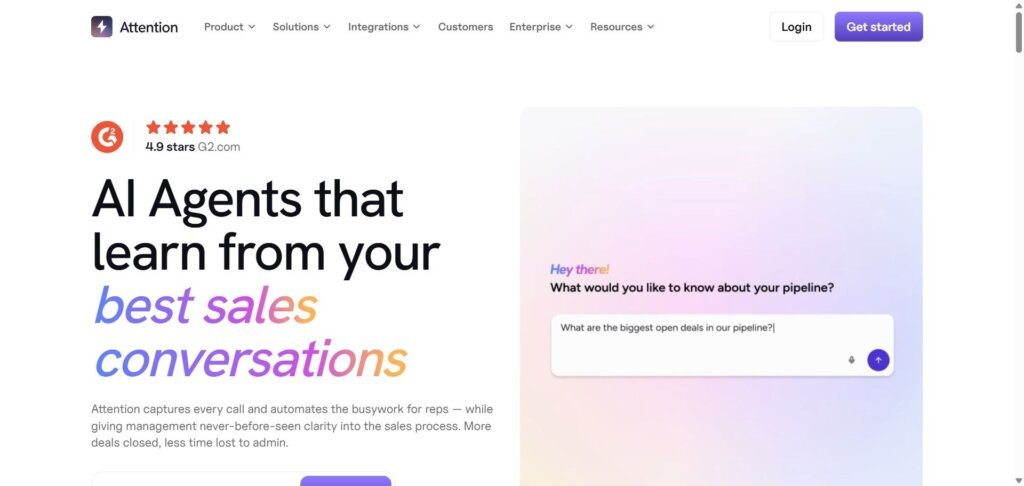 Attention Webpage