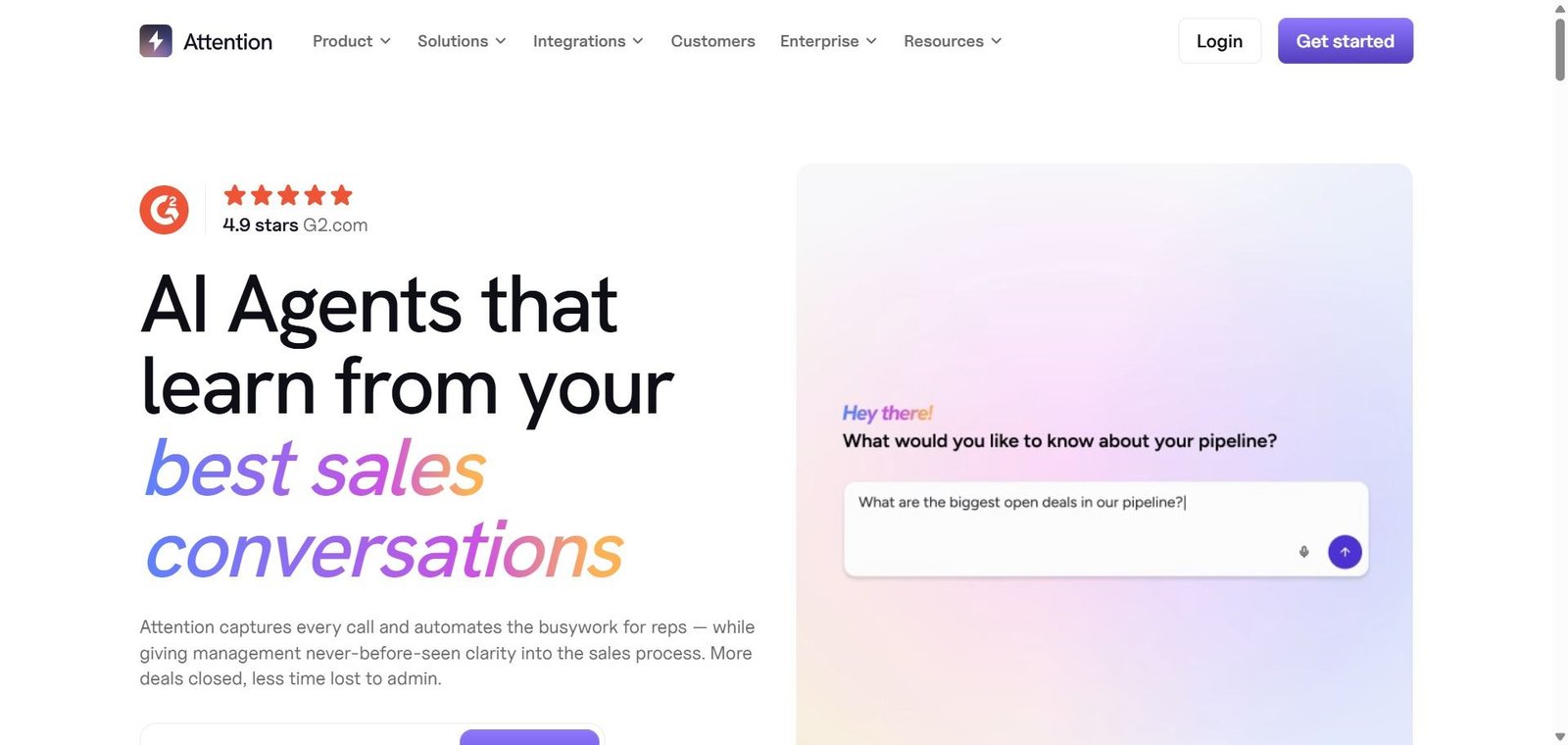 Attention Webpage